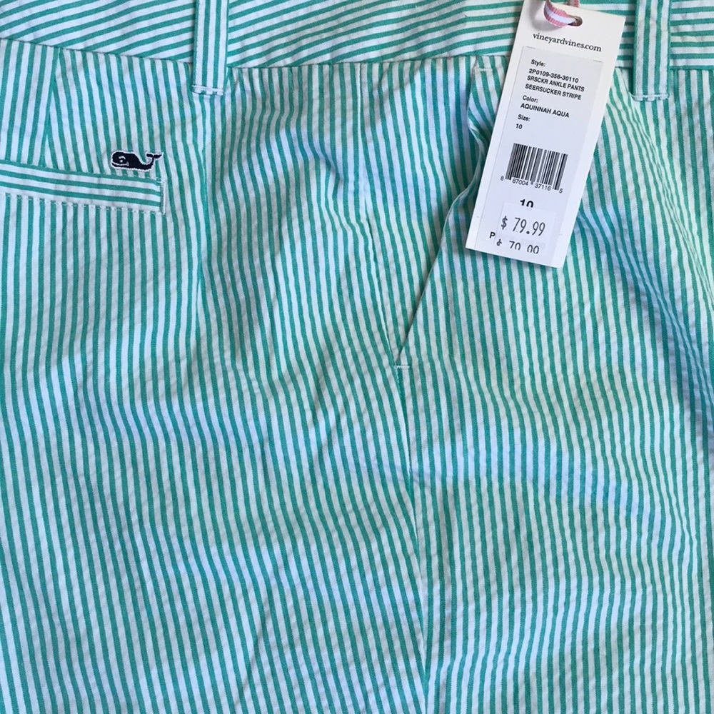 Vineyard Vines seersucker Capri